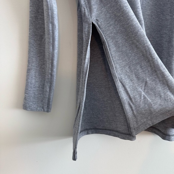 Lululemon Hit Unwind Long Sleeve Gray Top size medium - Picture 2 of 6